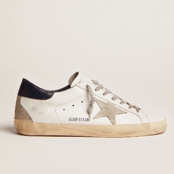 GOLDEN GOOSE - Men's Super Star Classic White/Ice/Black - MSRP $585.00 - BNIB - Picture 1 of 5